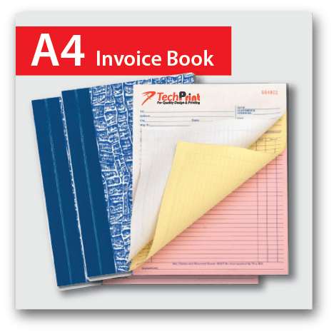 A4 Invoice Book